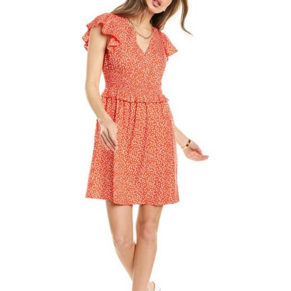 Rebecca Taylor Malia silk blend dress